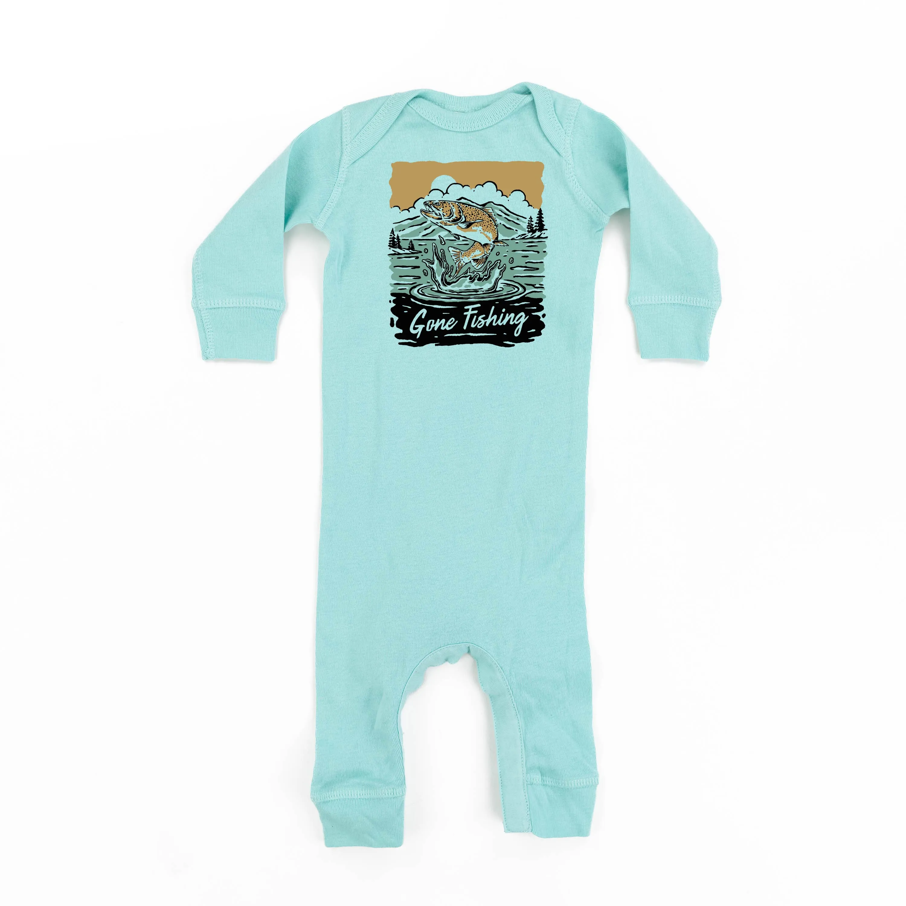 Gone Fishing - One Piece Baby Sleeper