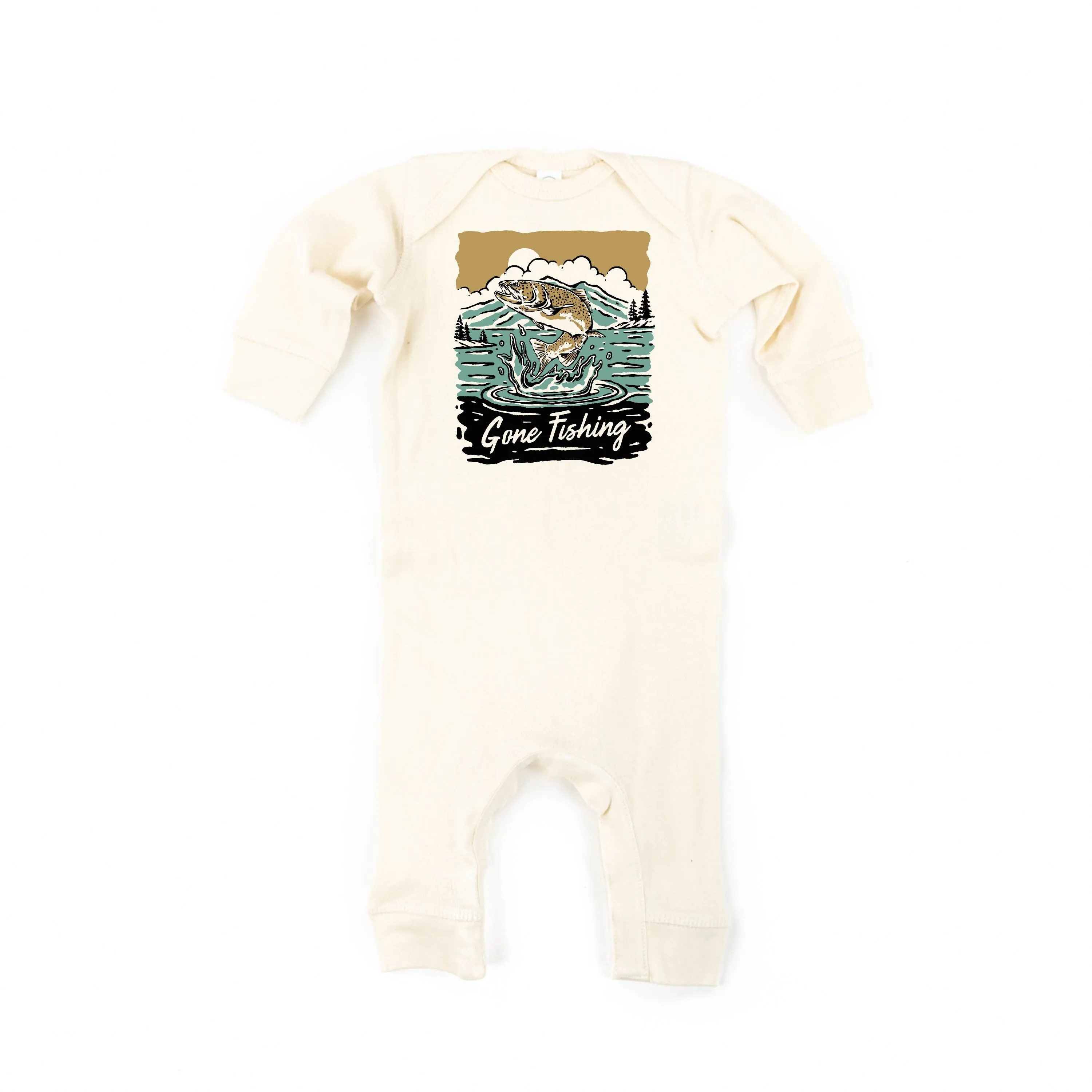 Gone Fishing - One Piece Baby Sleeper