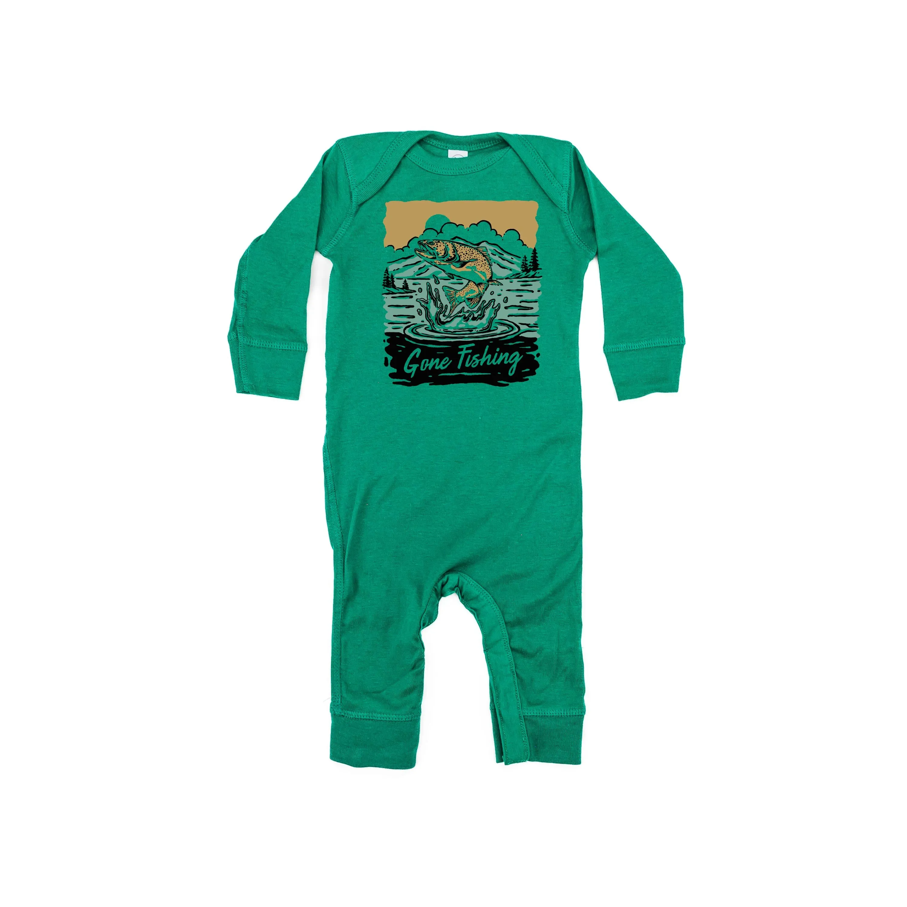 Gone Fishing - One Piece Baby Sleeper