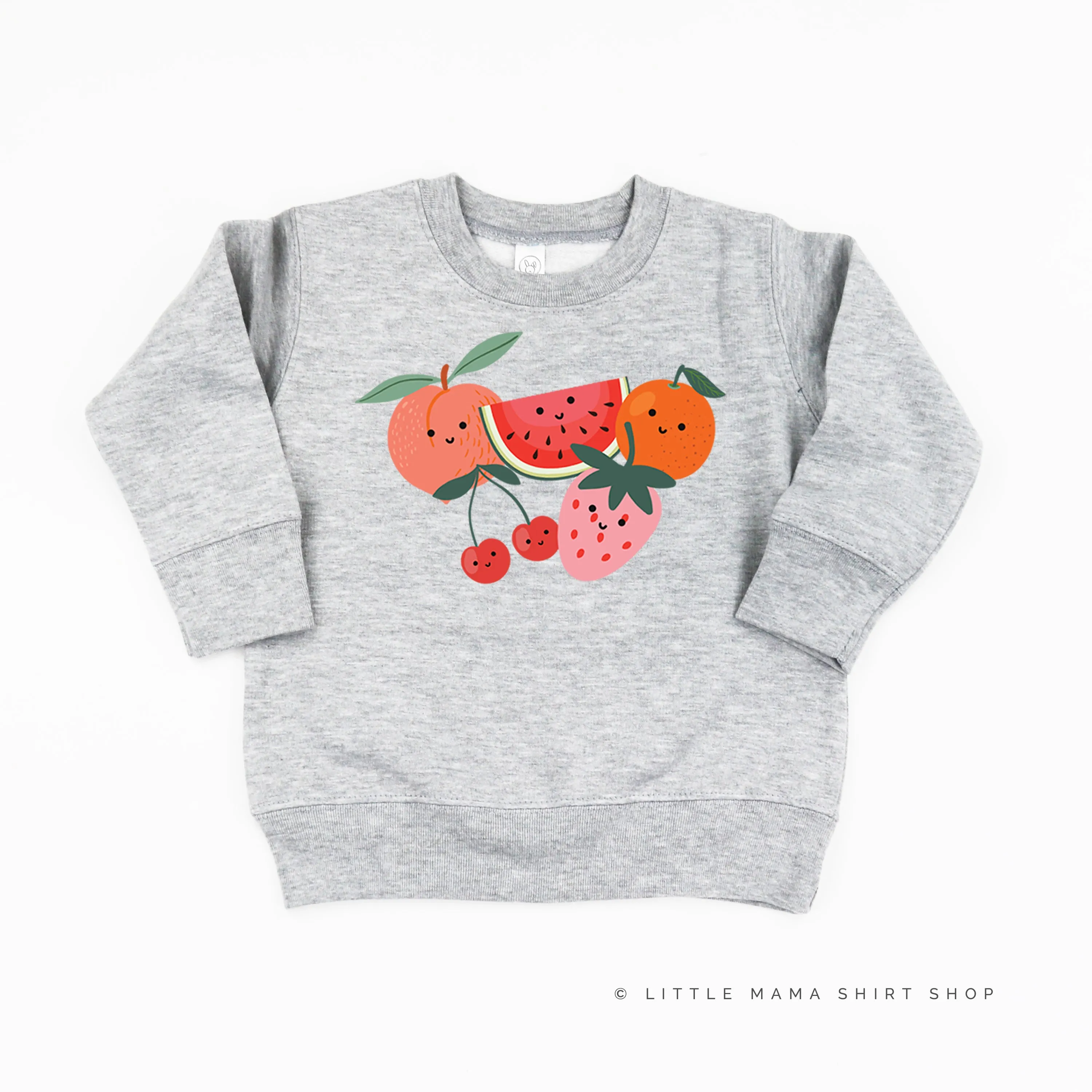 Group of Smiley Fruit - Child Sweater