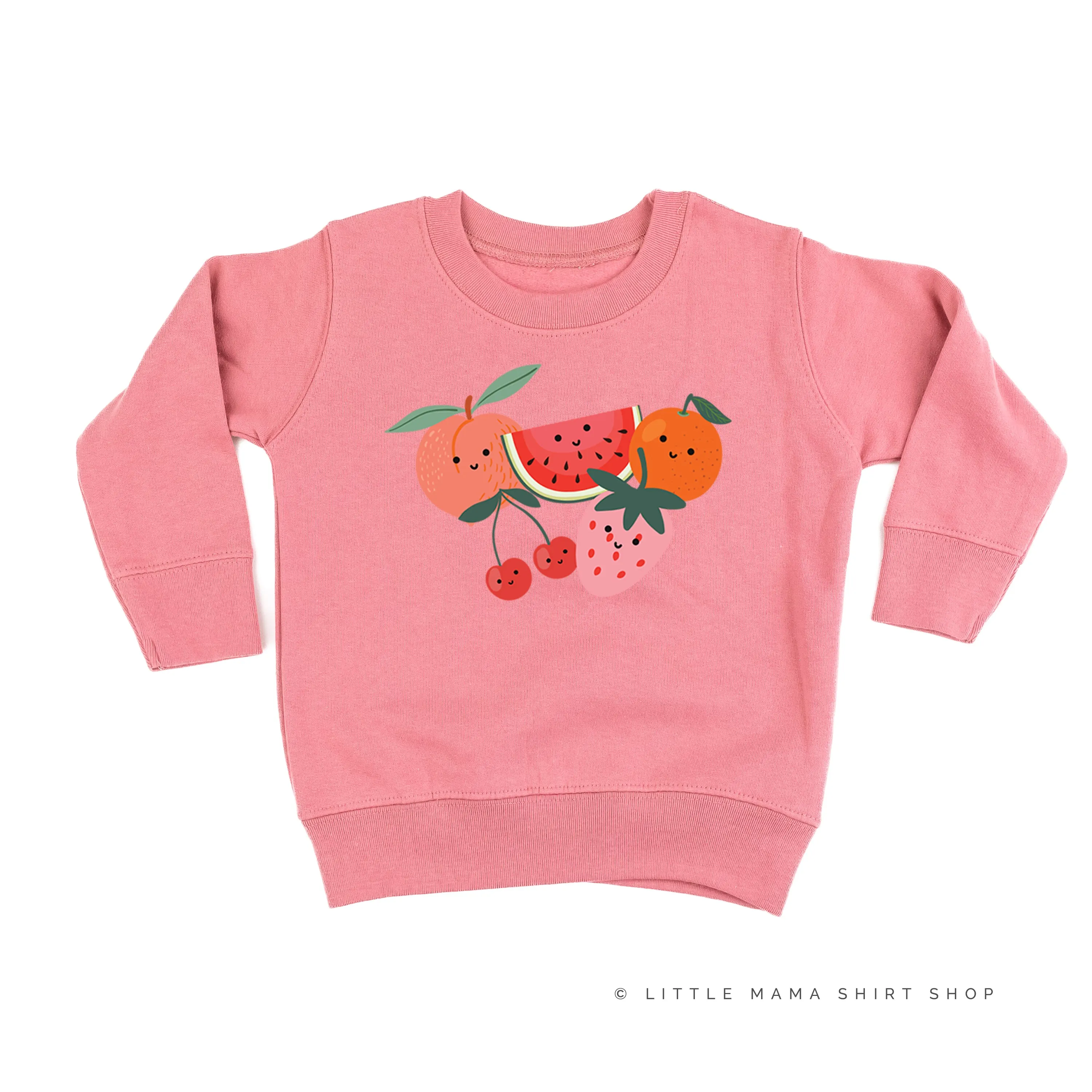 Group of Smiley Fruit - Child Sweater