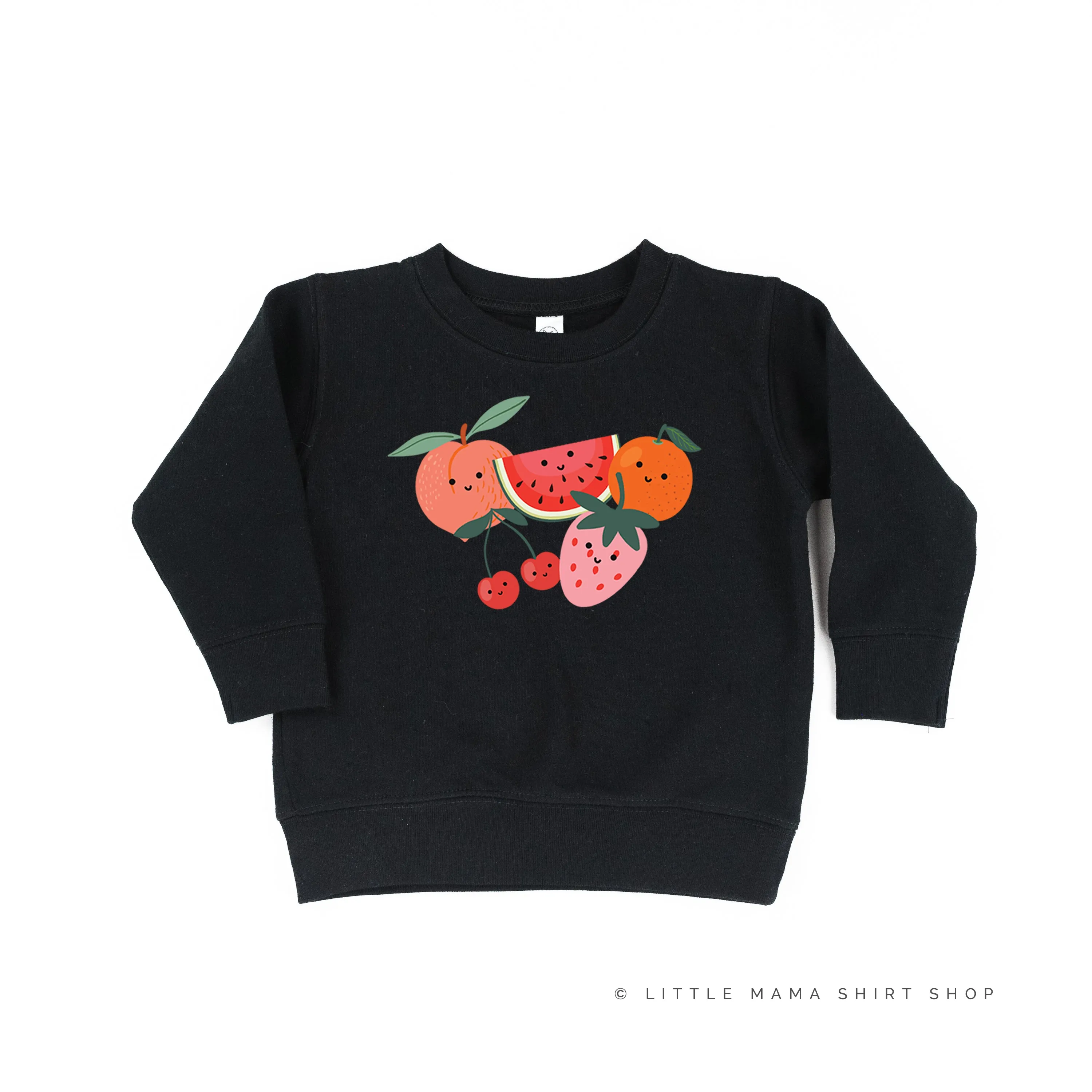 Group of Smiley Fruit - Child Sweater