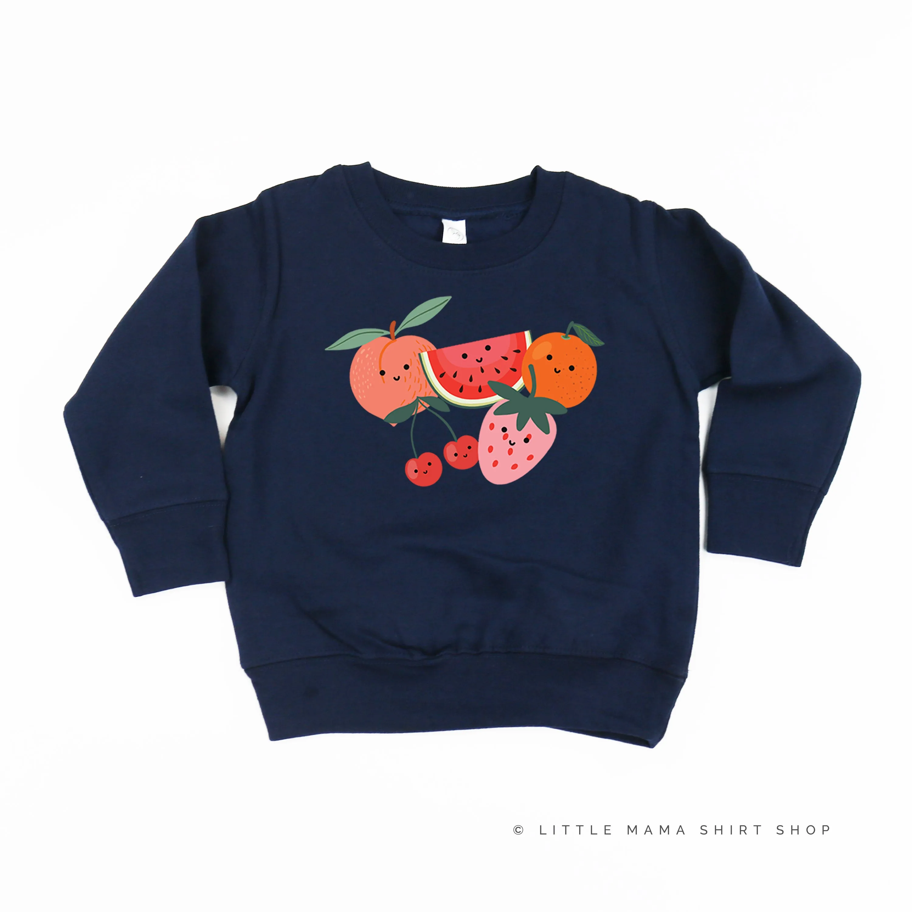 Group of Smiley Fruit - Child Sweater