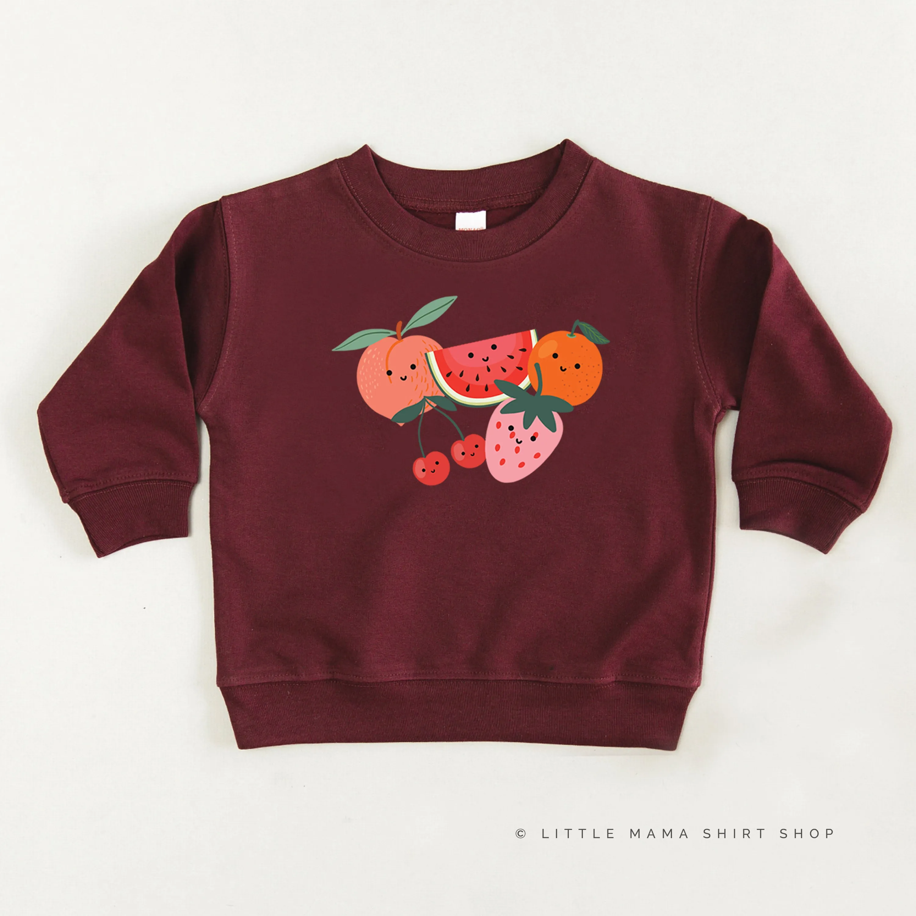 Group of Smiley Fruit - Child Sweater