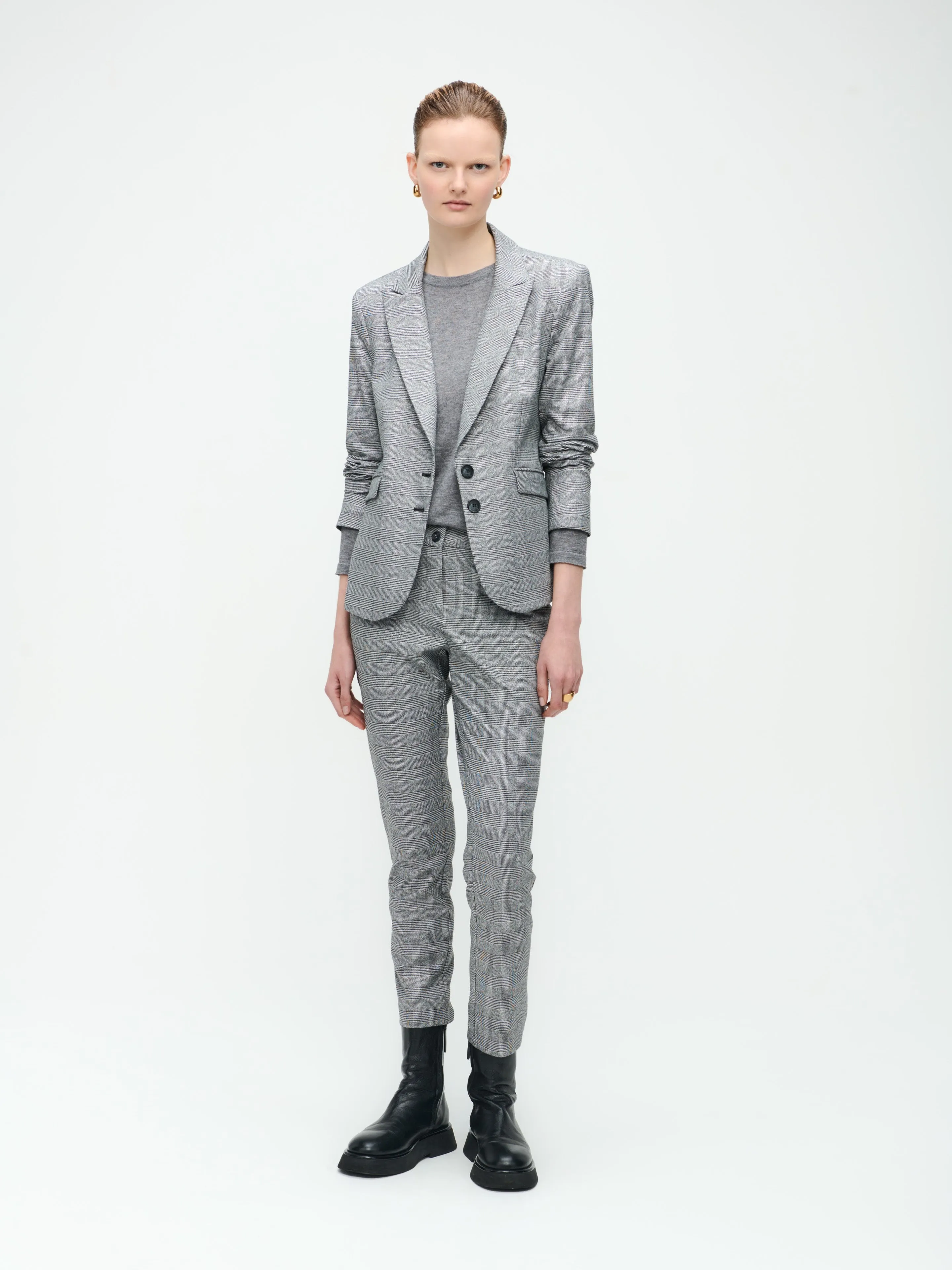 Hetty Blazer | Silver Shiny