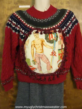 Hottie Guy Nordic Ugly Christmas Sweater