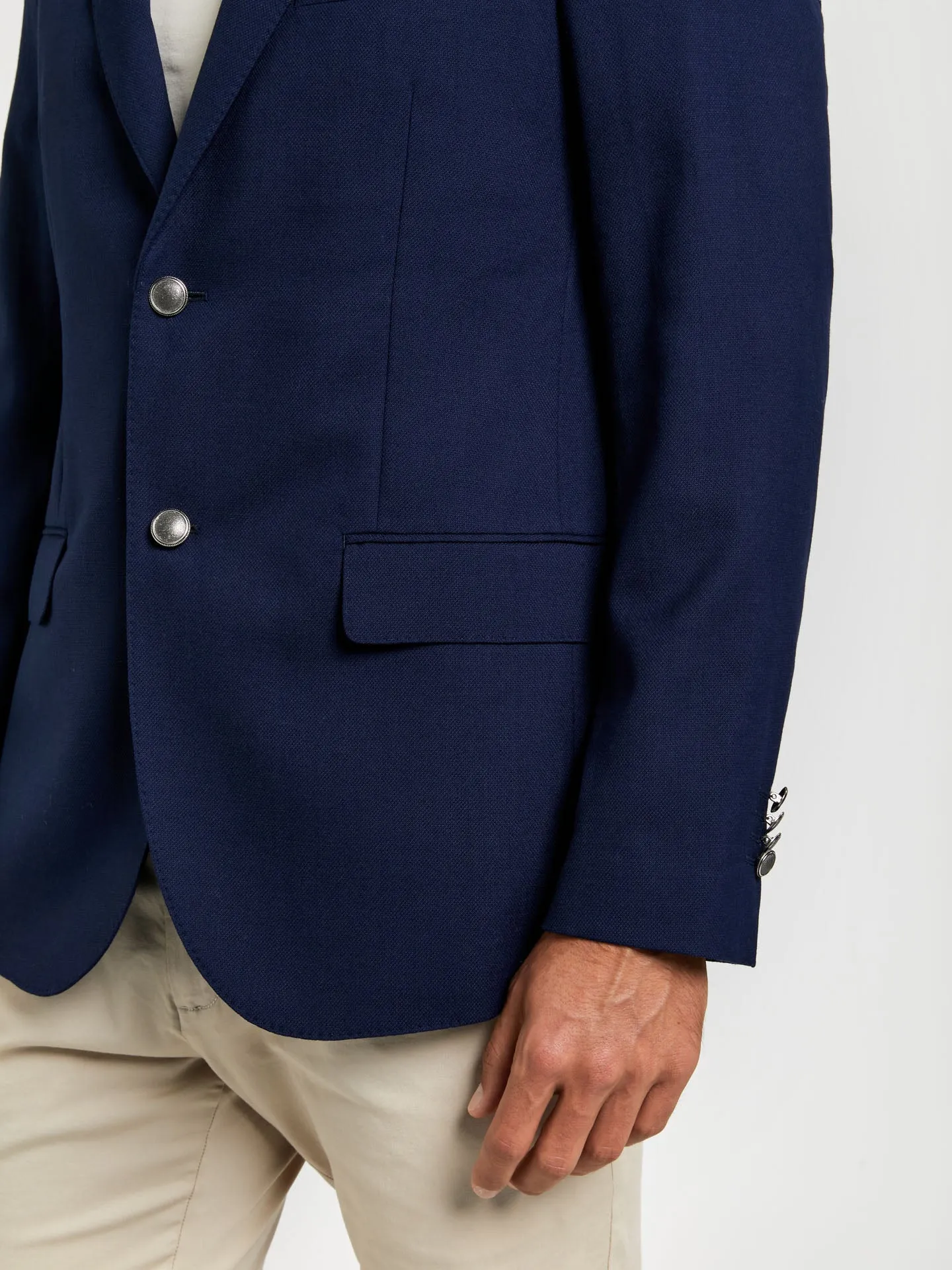 Icon navy wool blazer