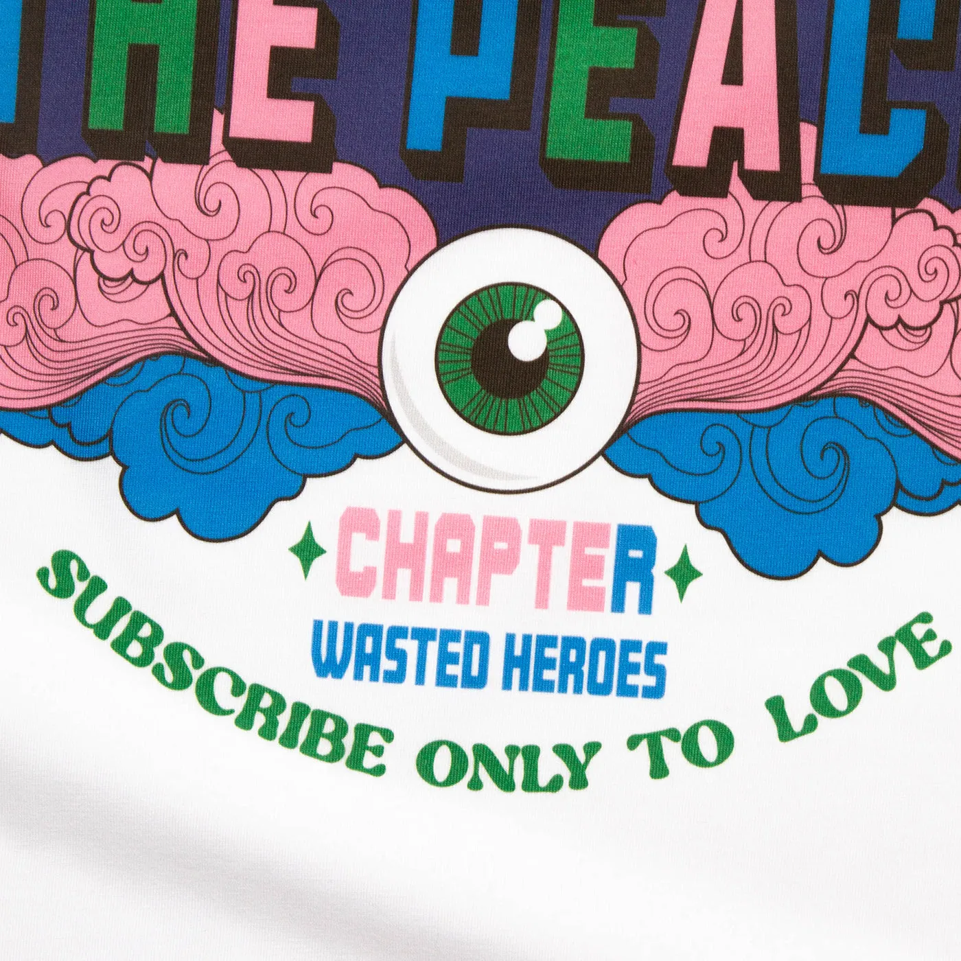 Increase The Peace Back Print - Tshirt - White