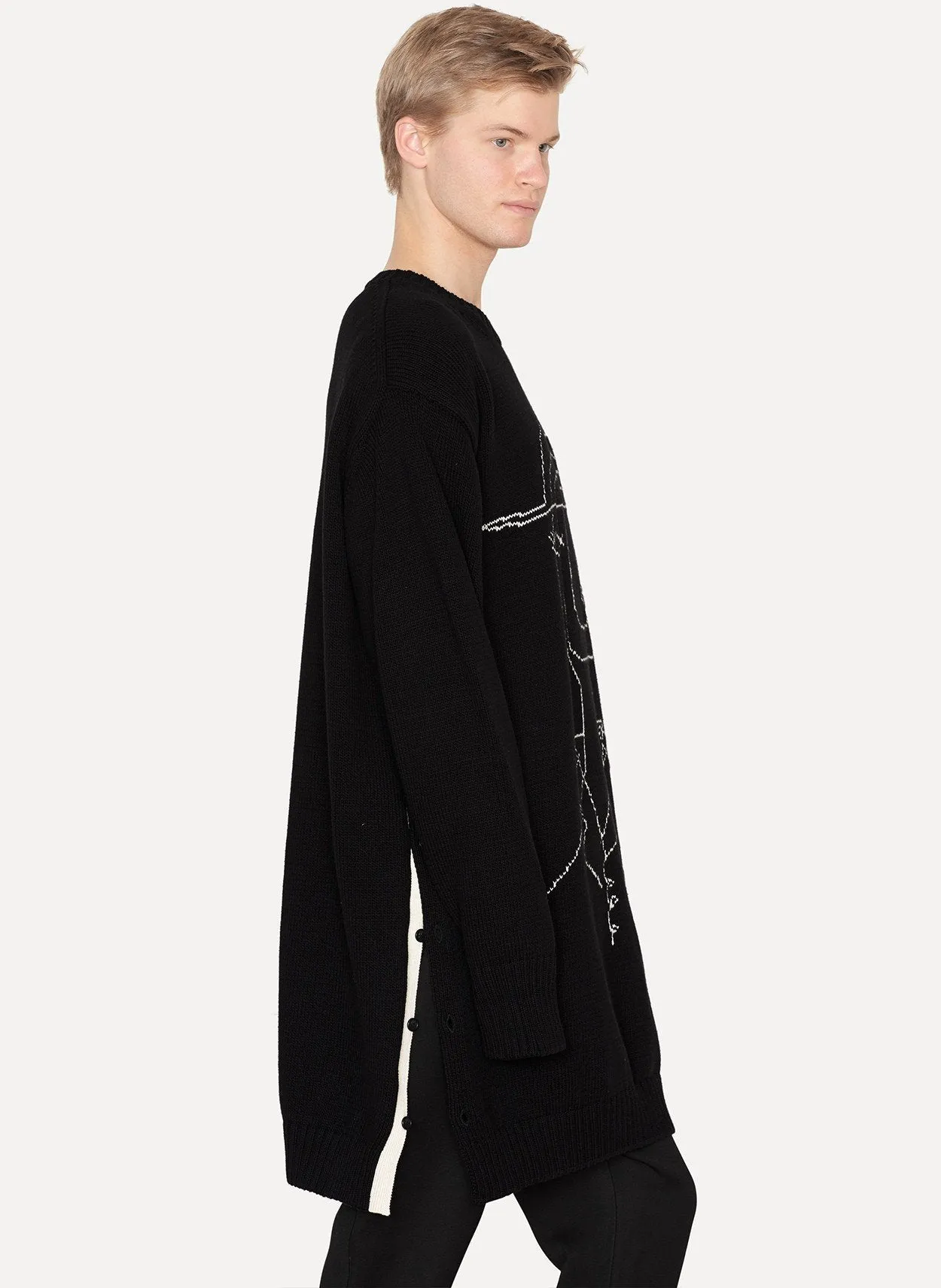 Jacquard Long Sweater