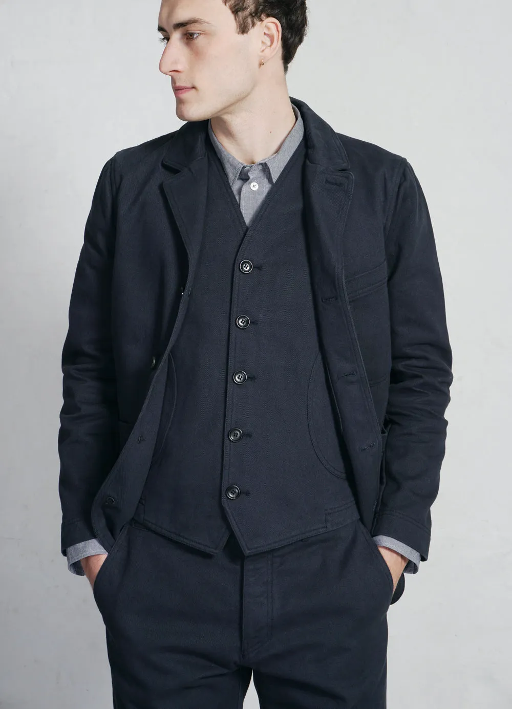 JOSEF | 5-button Workwear Blazer | Dark Navy