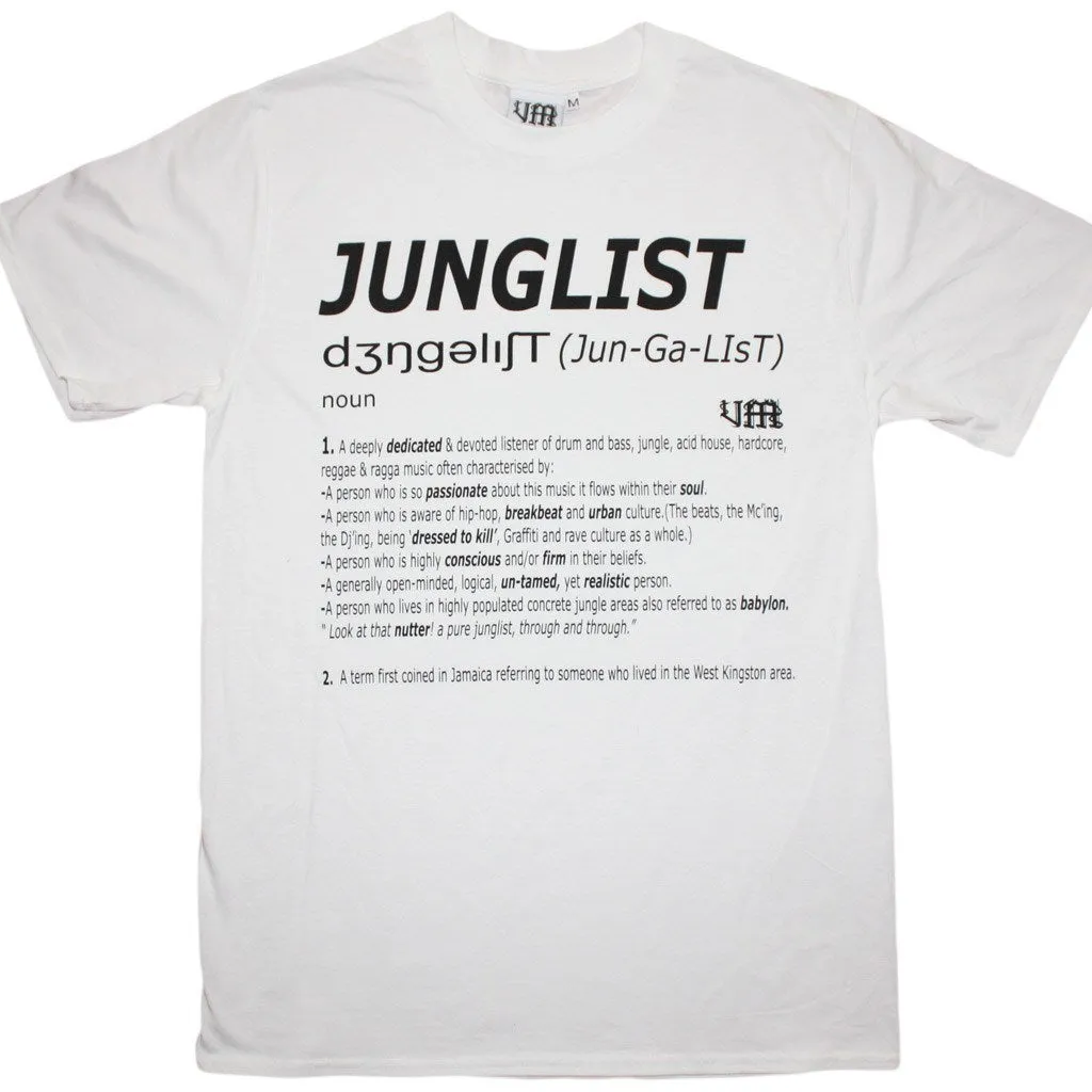 Junglist Definition White T-Shirt