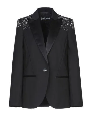 Just Cavalli Women Blazer Black 10 UK