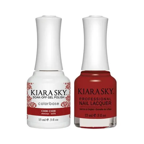 Kiara Sky Classic Gel & Polish Duo - #570 Cheri Cheri