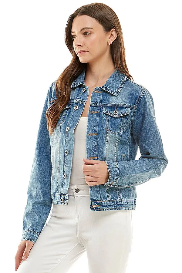 Ladies Casual Denim Jacket