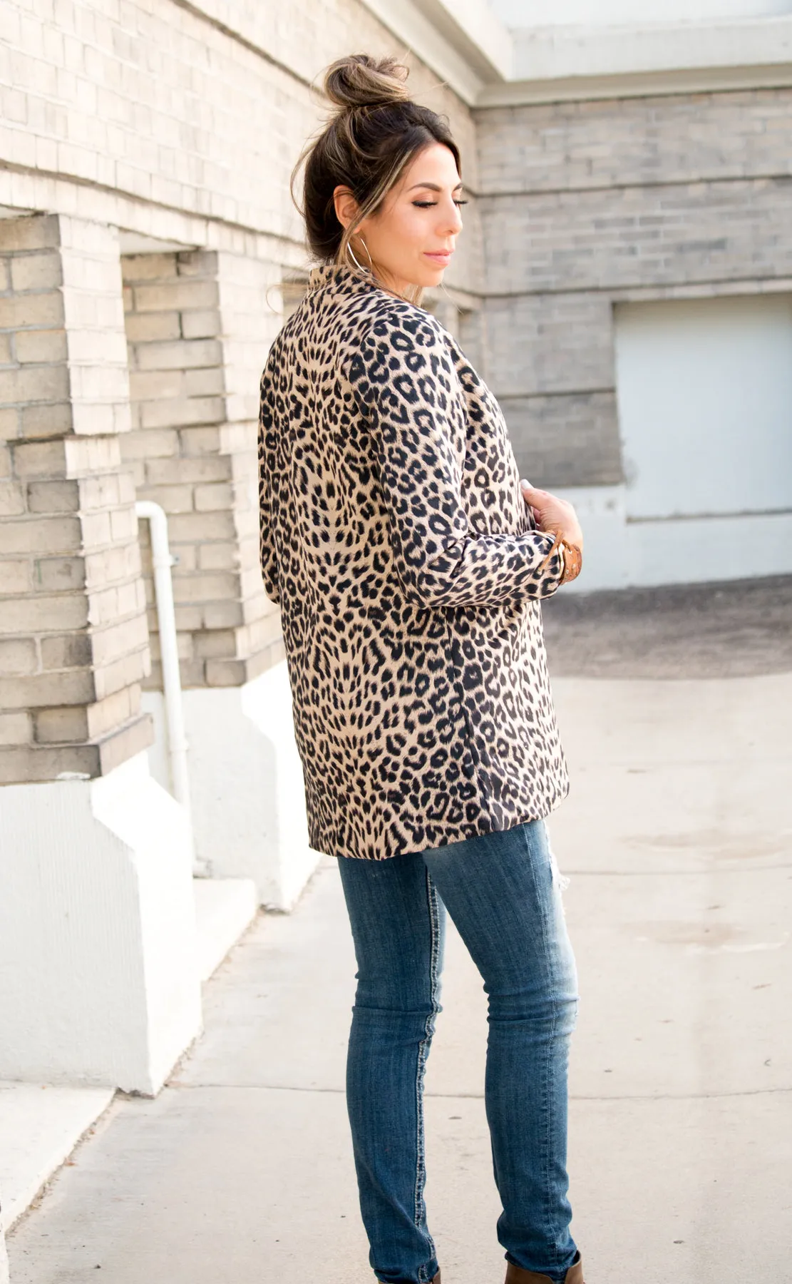 Leopard Blazer