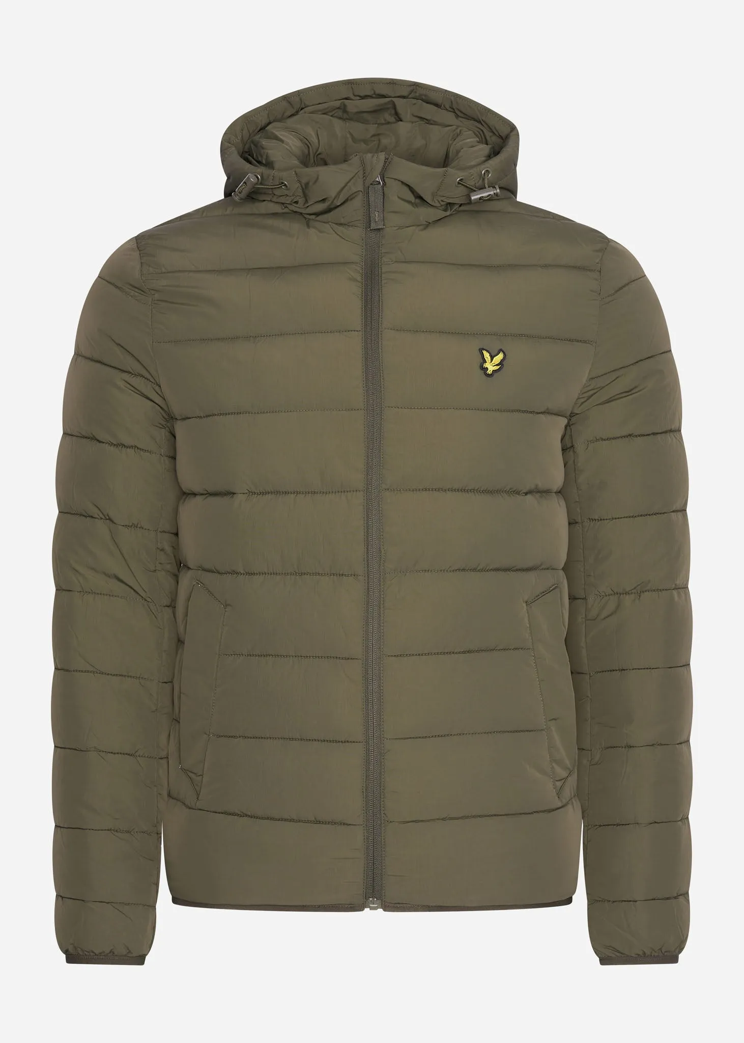 Lightweight puffer jacket - olive