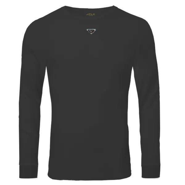 Long Sleeve T-Shirt with Metal Plate