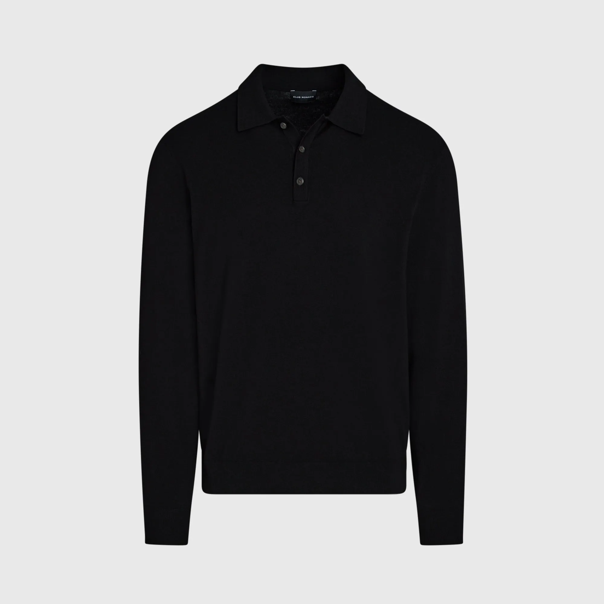 Long-Sleeve Tech Sweater Polo