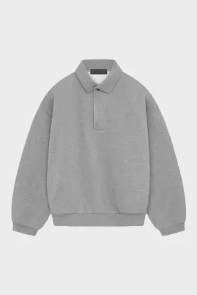 Longsleeve Polo - Light Heather