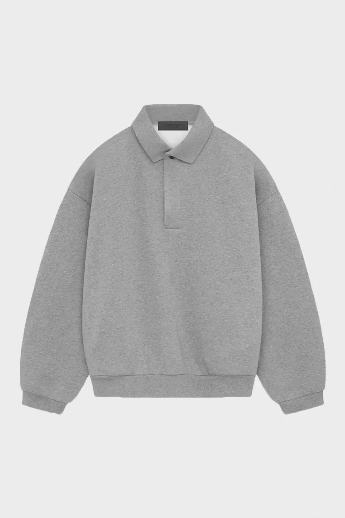 Longsleeve Polo - Light Heather