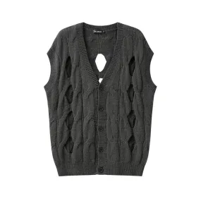 Loose Casual Sweater Vest Vest Coat