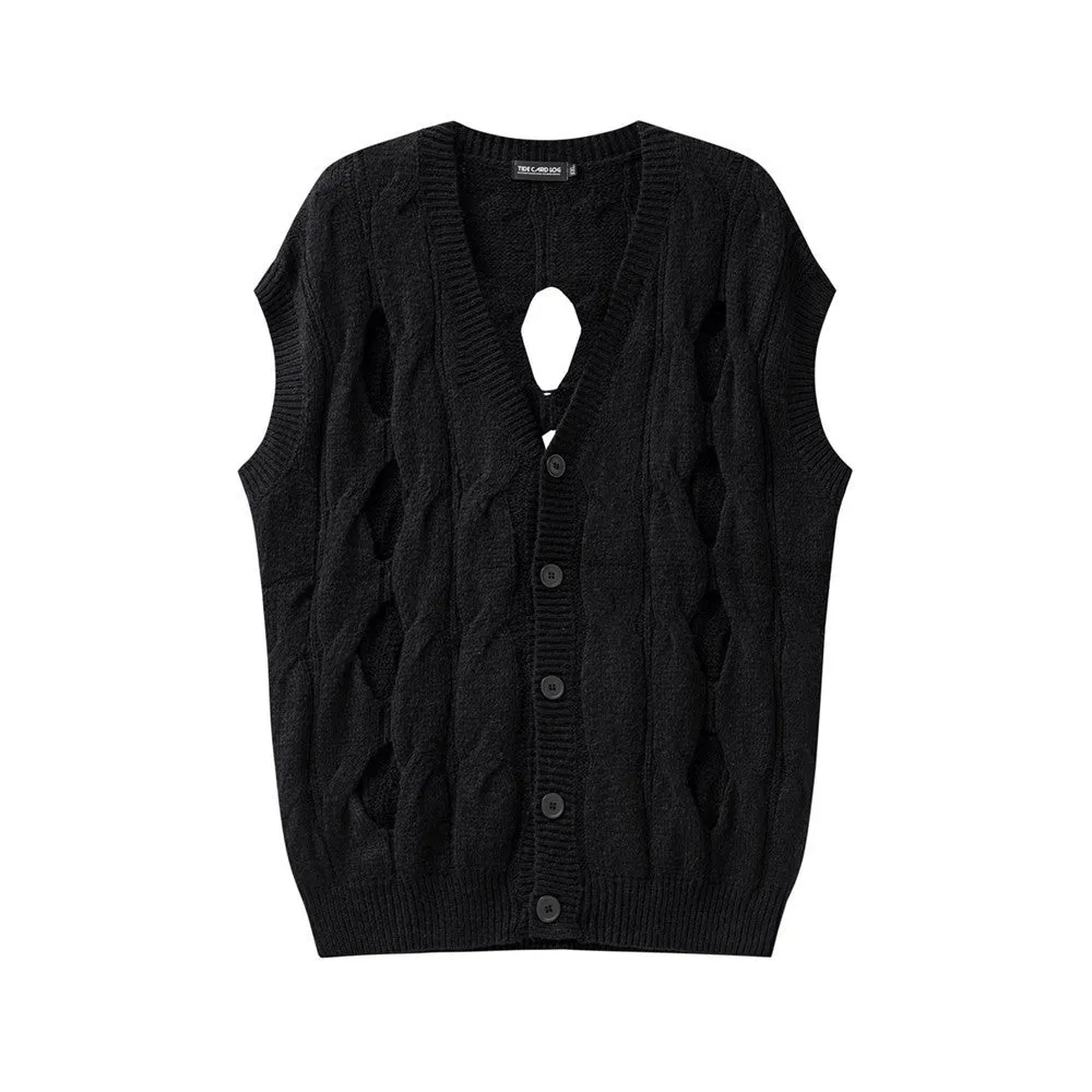 Loose Casual Sweater Vest Vest Coat