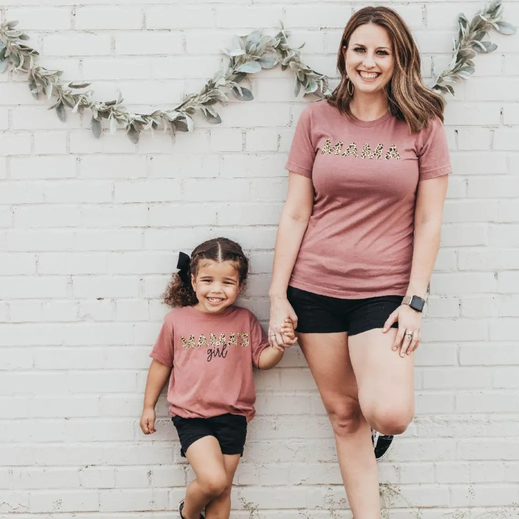 Mama & Mama's Girl - Set of 2 - Leopard Design! - Mauve