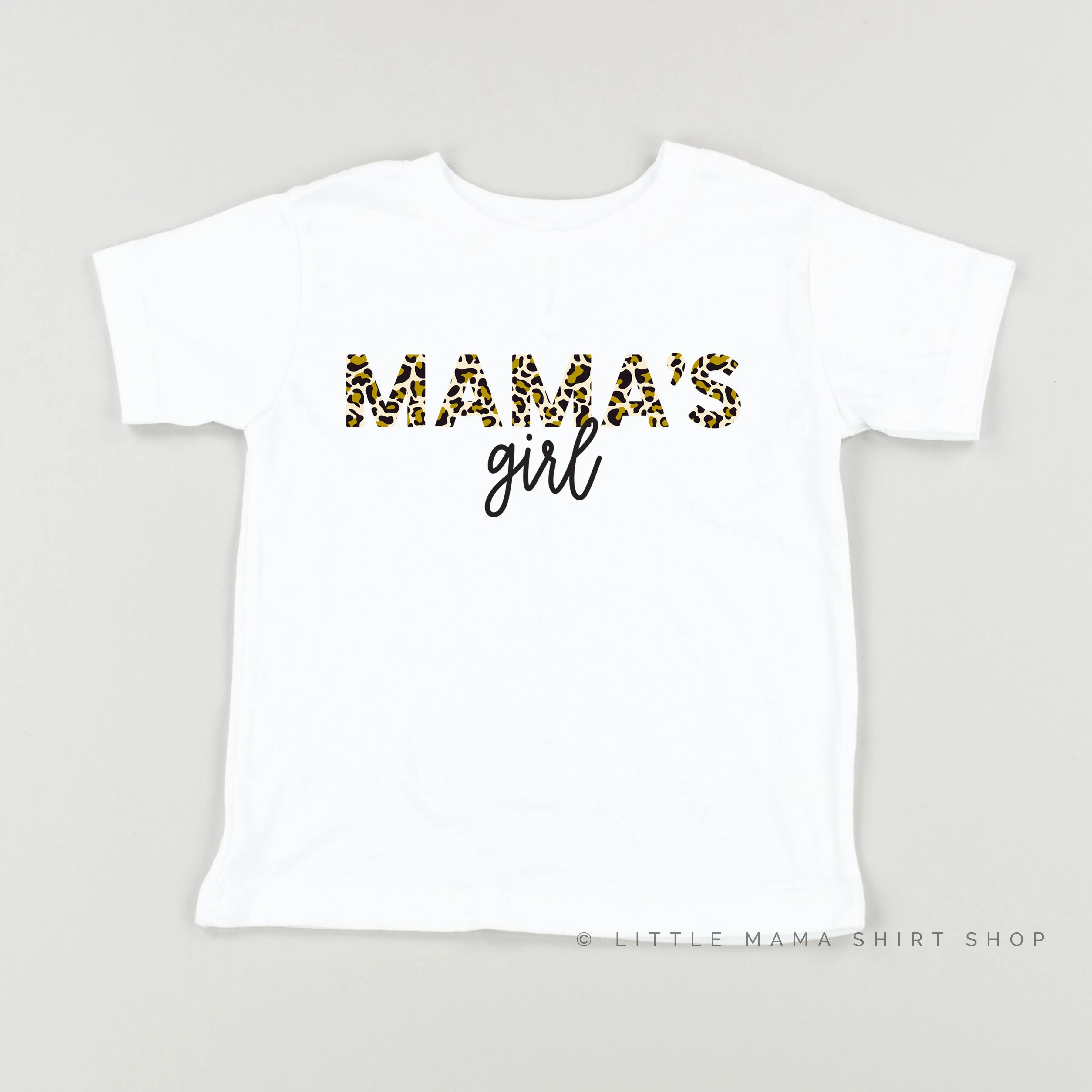 Mama & Mama's Girl - Set of 2 - Leopard Design! - White Shirts