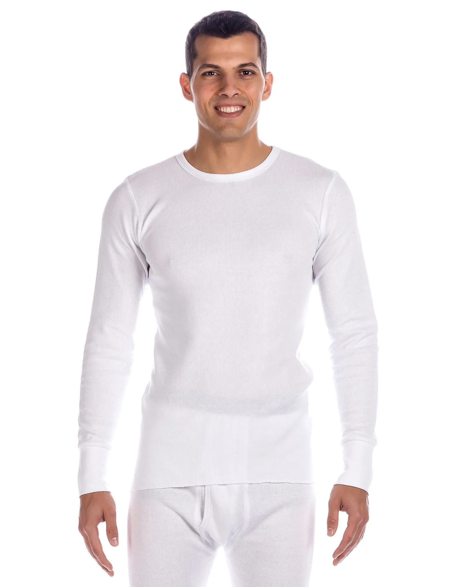 Men's Extreme Cold Waffle Knit Thermal Top and Bottom Set