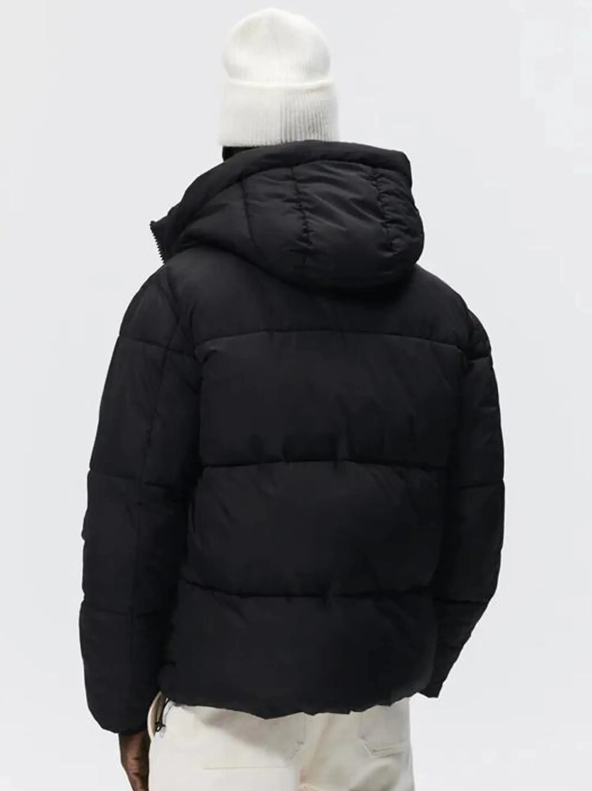 Men's Puffer Black Jackets