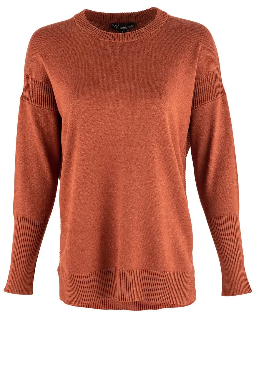 Metric Long Sleeve Crew Neck Sweater