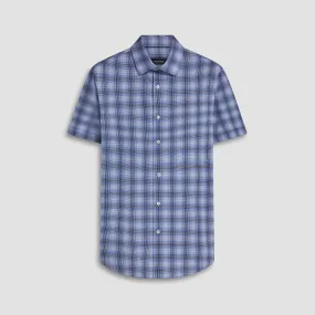 Miles Dupplin Check Print OoohCotton Short Sleeve Shirt