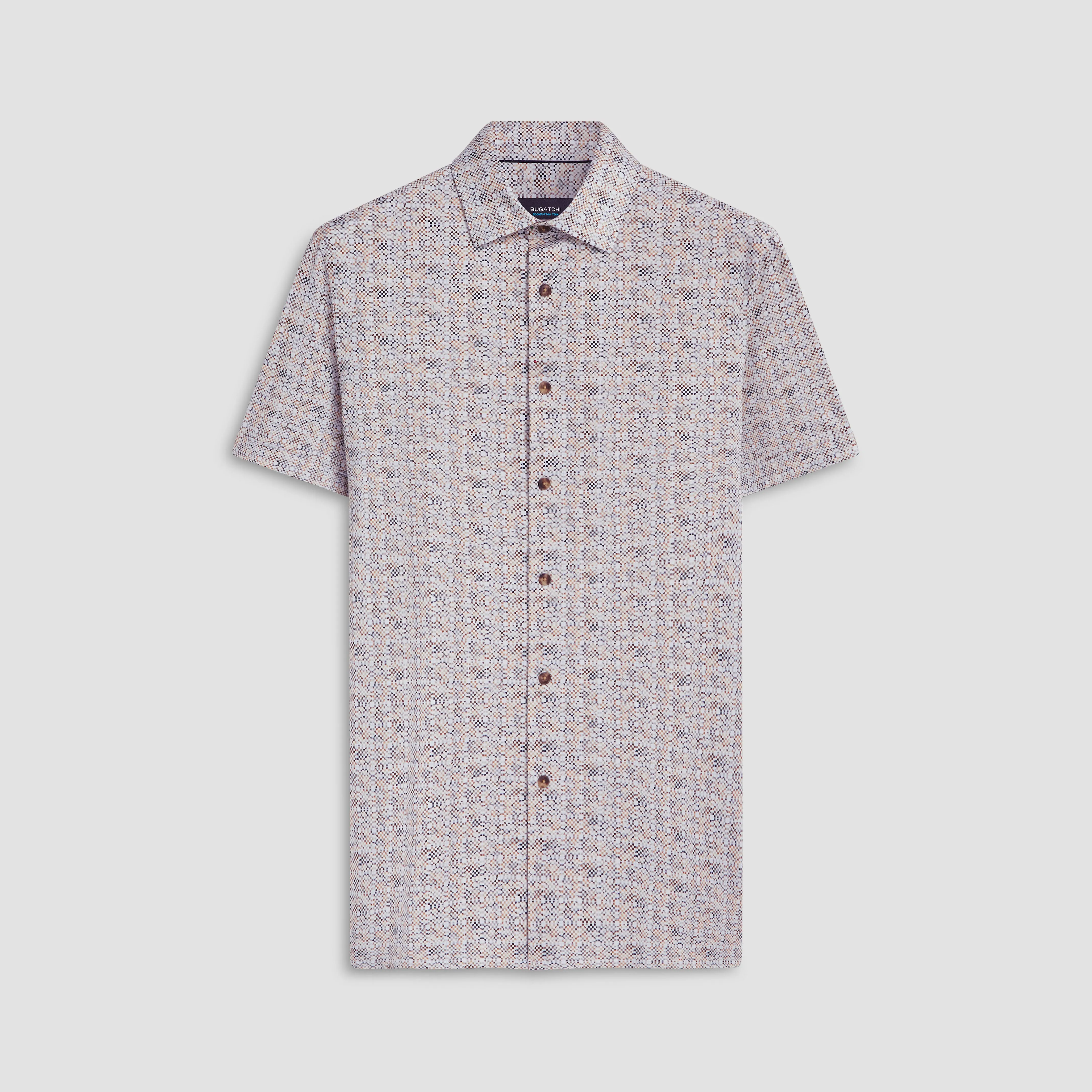 Milo Mosaic Print OoohCotton Short Sleeve Shirt