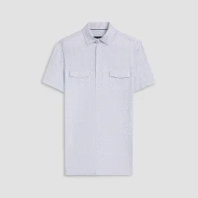 Milo Speckled Print OoohCotton Short Sleeve Shirt