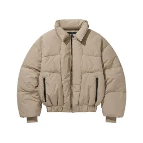 MODIFIED CROSS PUFFER JACKET / GRAY