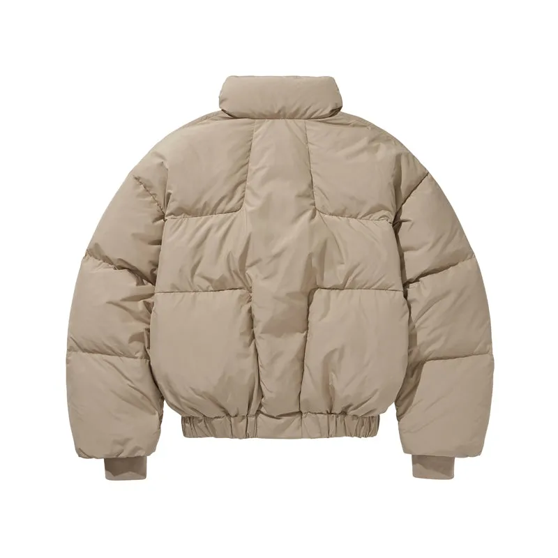 MODIFIED CROSS PUFFER JACKET / GRAY