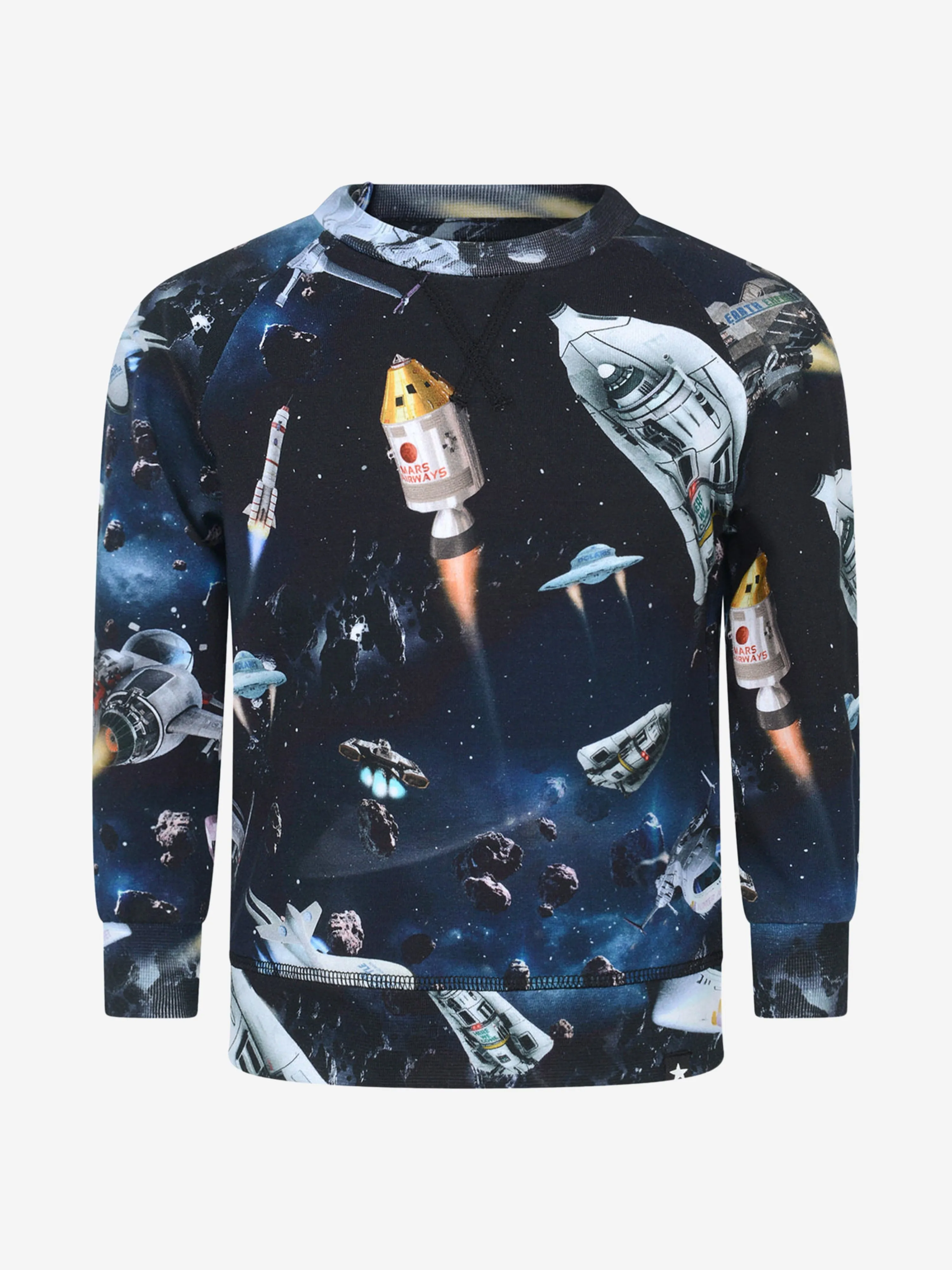 Molo Baby Boys Space Print Sweater