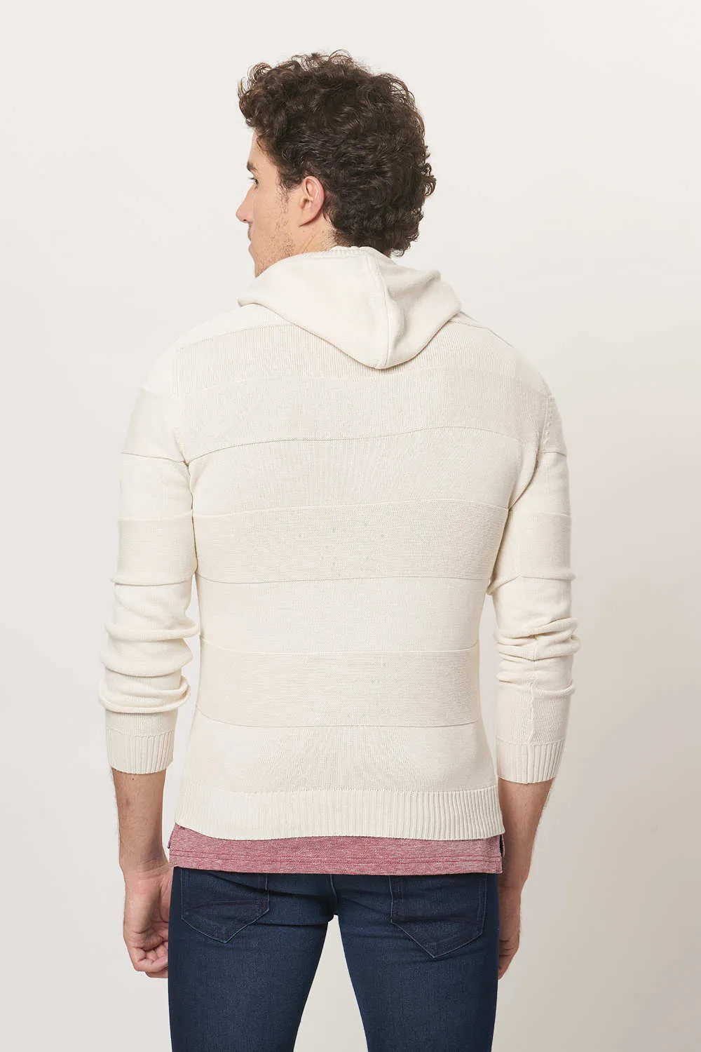 Muscle Fit Hooded Sweater