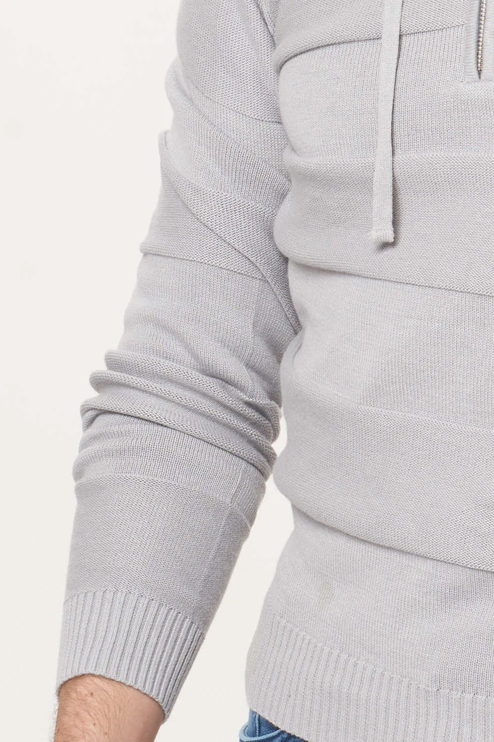 Muscle Fit Hooded Sweater