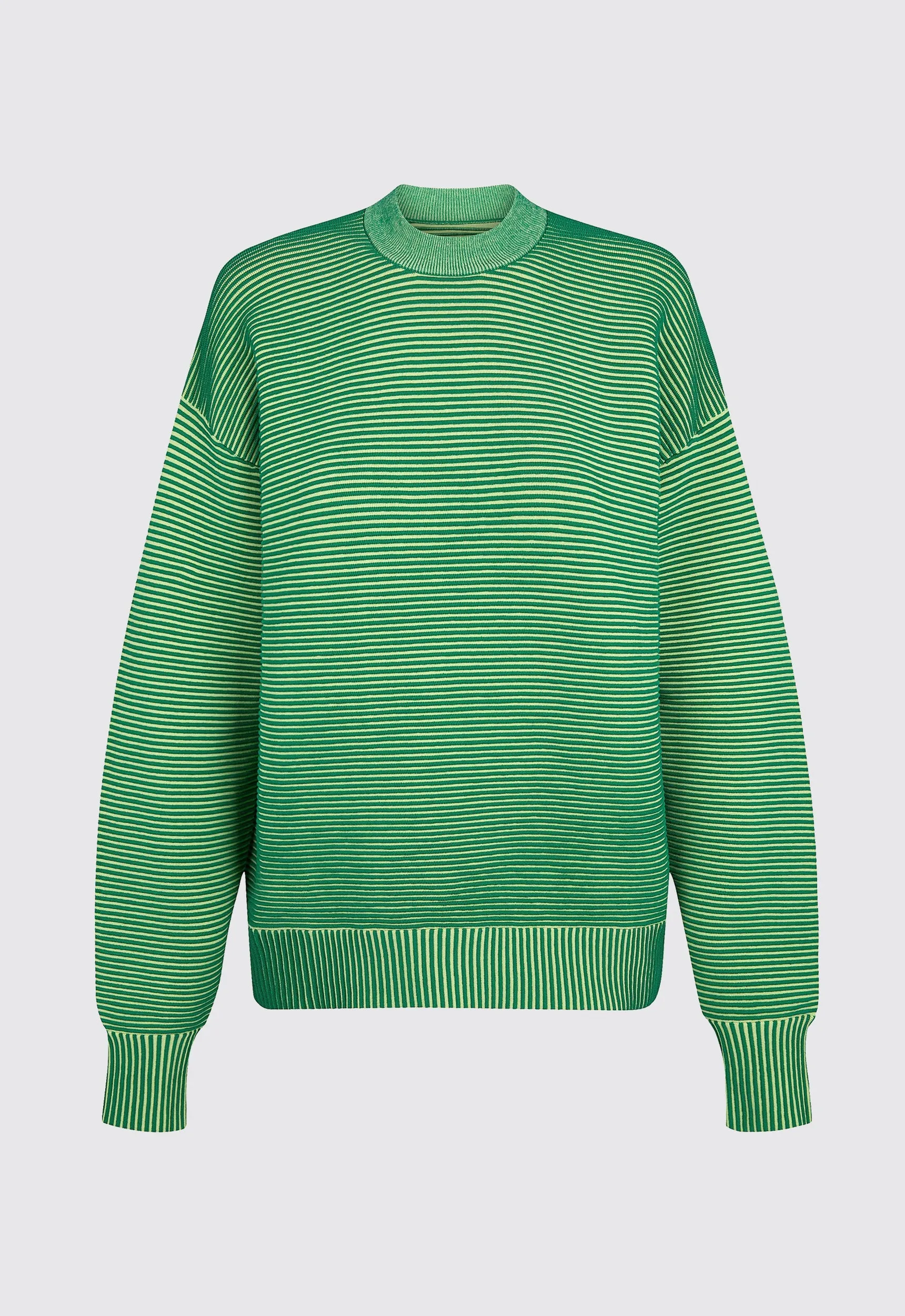 NAGNATA Sonny Crew Neck Sweater  - Tropic Green / Lime