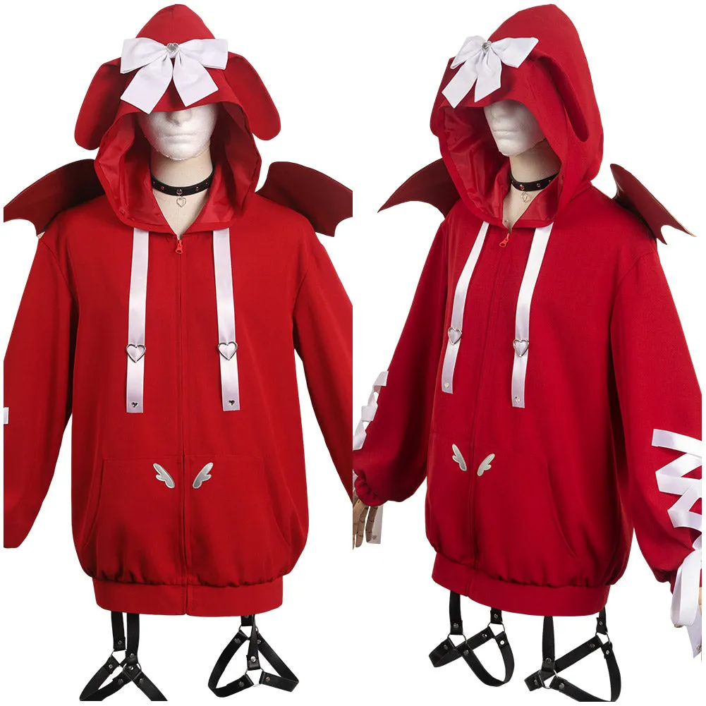 NEEDY GIRL OVERDOSE Ame-Chan KAngel Red Sweater Party Carnival Halloween Cosplay Costume