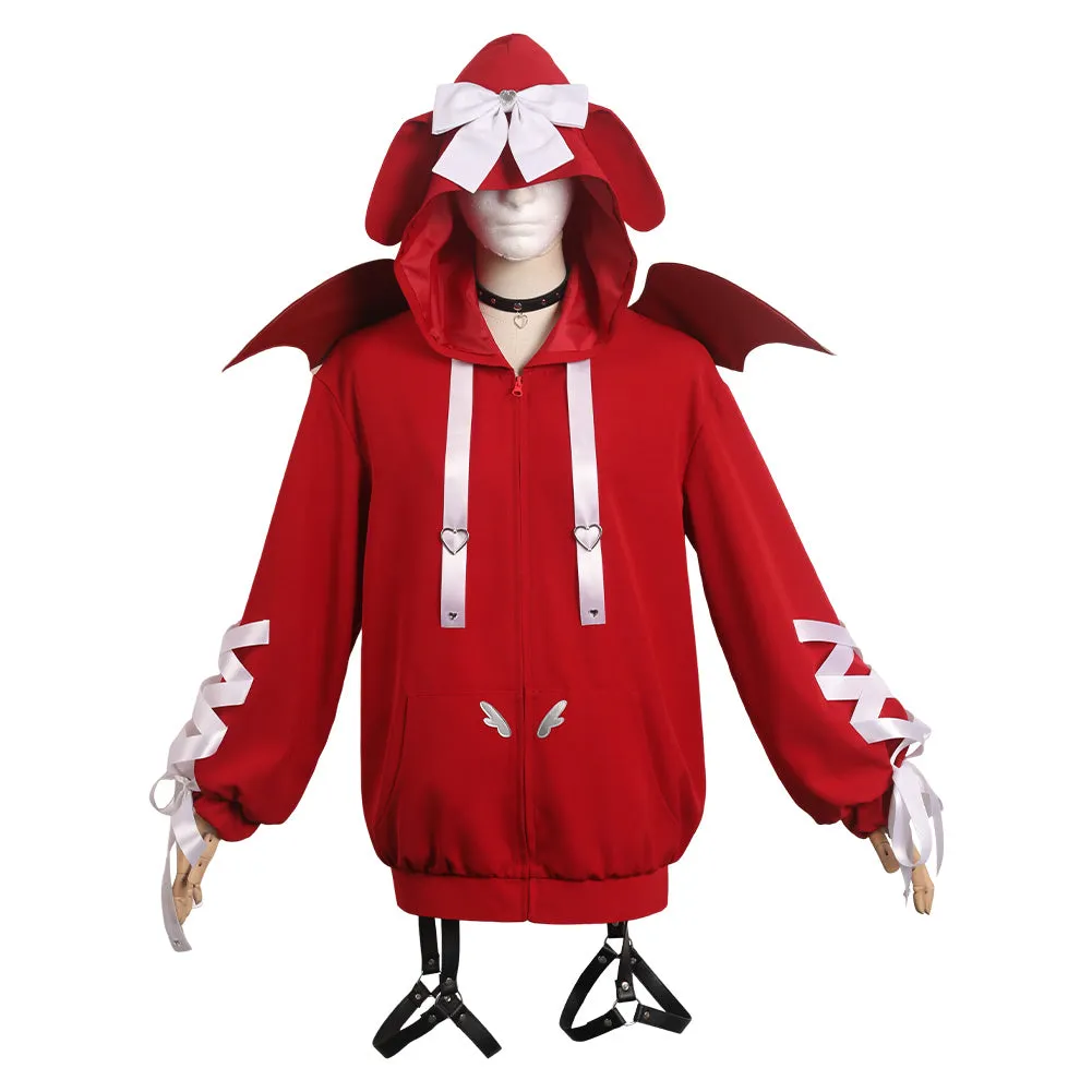 NEEDY GIRL OVERDOSE Ame-Chan KAngel Red Sweater Party Carnival Halloween Cosplay Costume