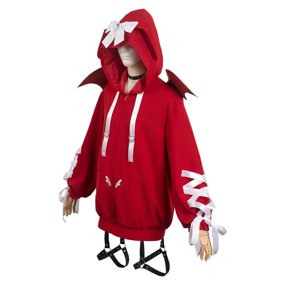 NEEDY GIRL OVERDOSE Ame-Chan KAngel Red Sweater Party Carnival Halloween Cosplay Costume