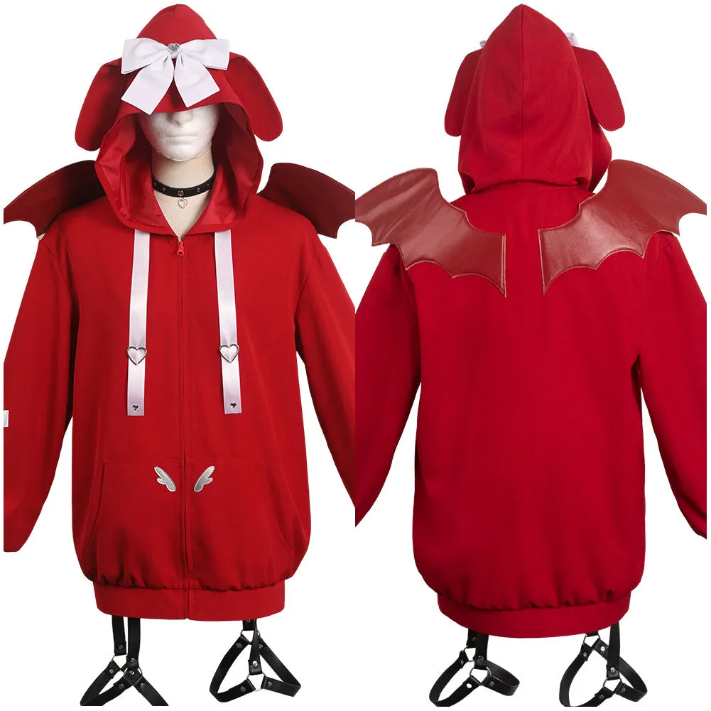 NEEDY GIRL OVERDOSE Ame-Chan KAngel Red Sweater Party Carnival Halloween Cosplay Costume