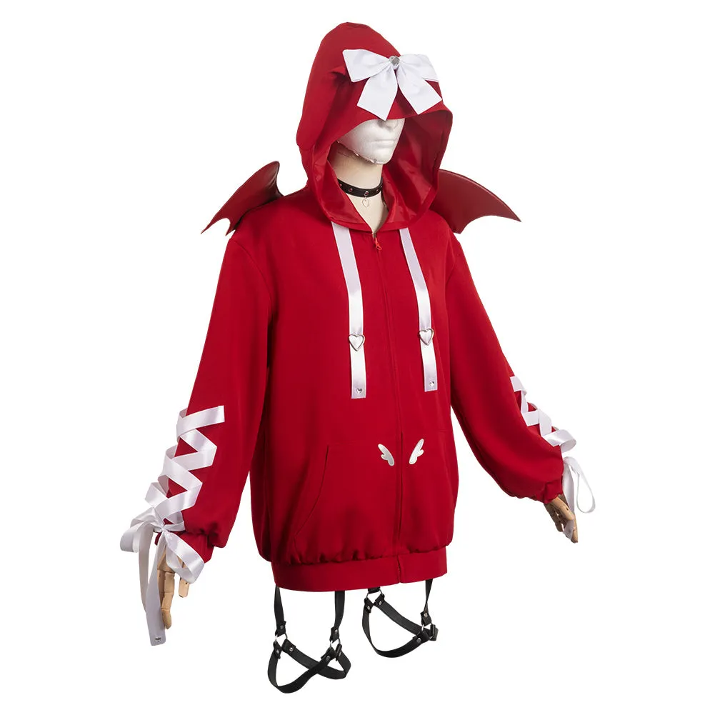 NEEDY GIRL OVERDOSE Ame-Chan KAngel Red Sweater Party Carnival Halloween Cosplay Costume