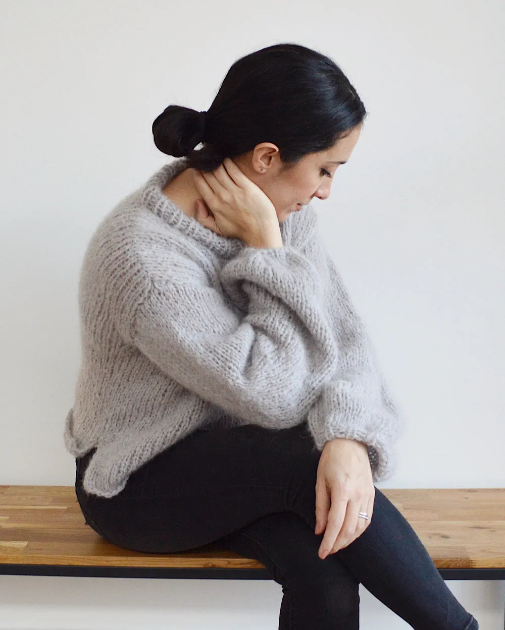 New Fluffy Sweater - Downloadable Knitting Pattern