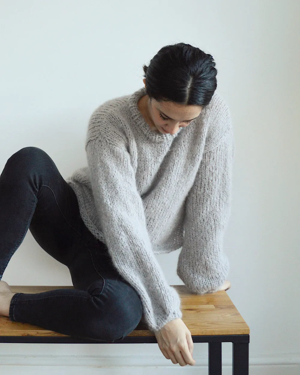 New Fluffy Sweater - Downloadable Knitting Pattern