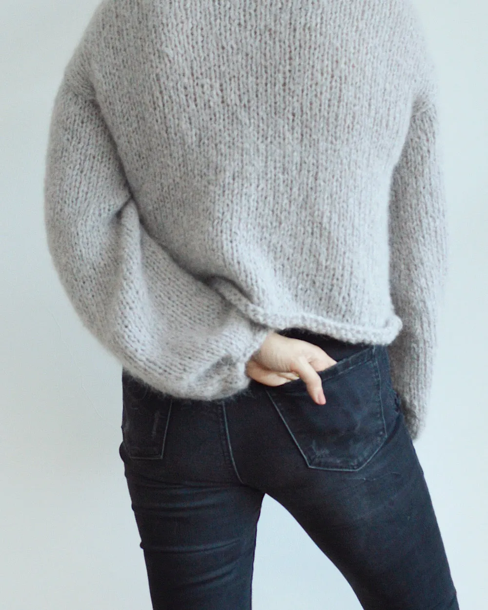 New Fluffy Sweater - Downloadable Knitting Pattern