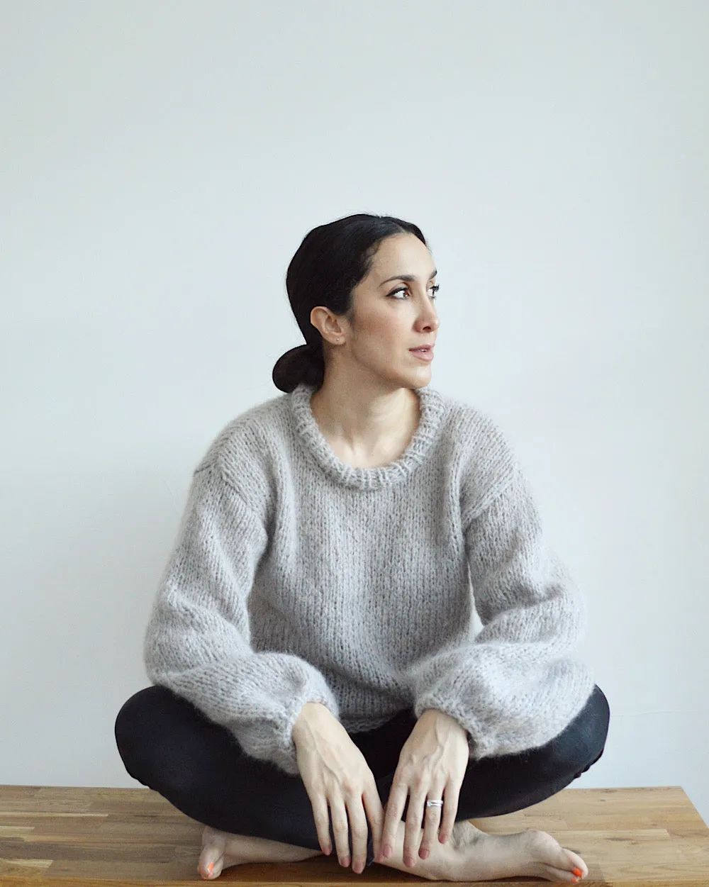 New Fluffy Sweater - Downloadable Knitting Pattern