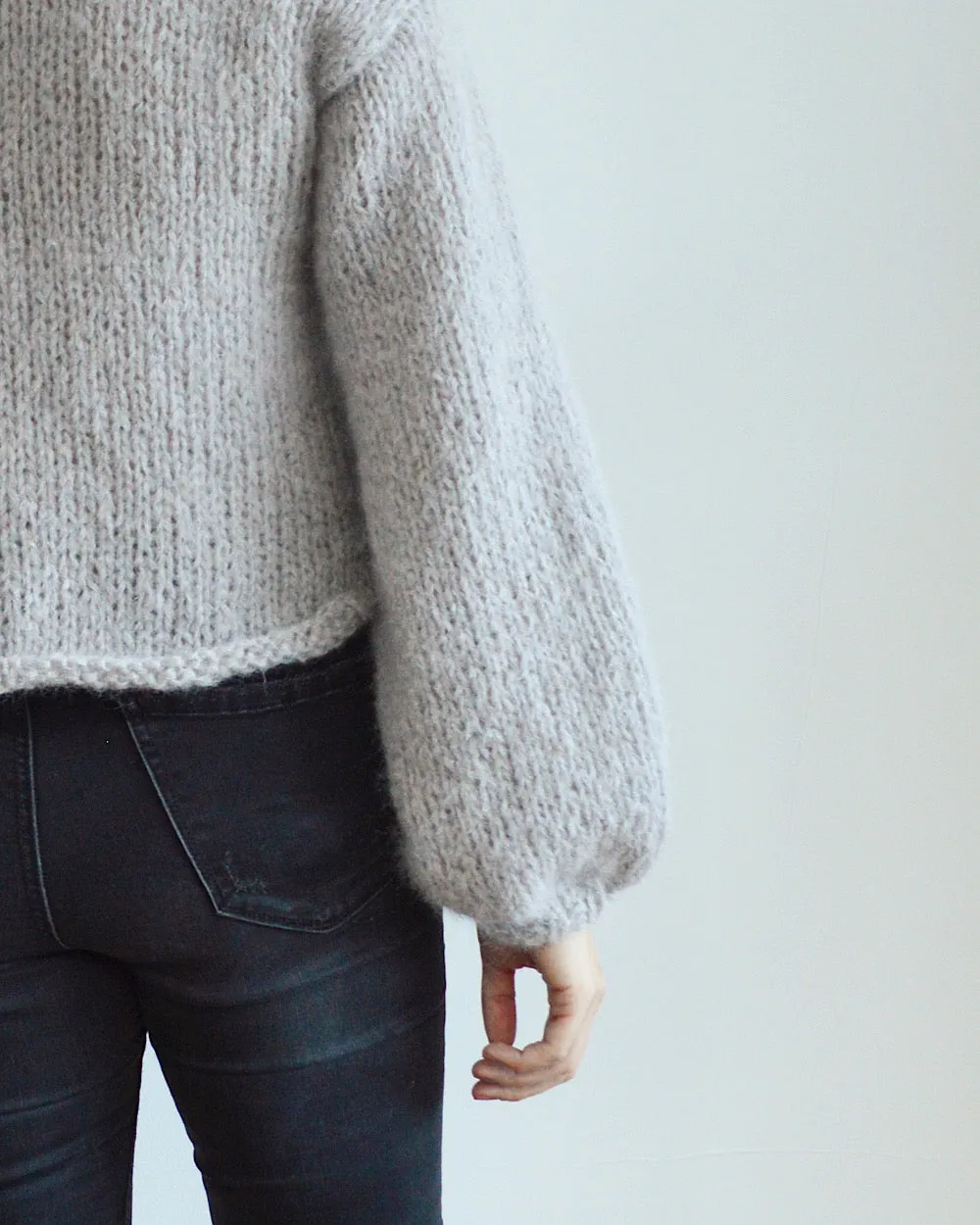 New Fluffy Sweater - Downloadable Knitting Pattern